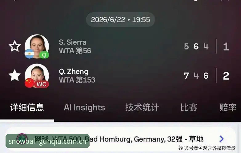 郑钦文外卡逆袭背后的算法逻辑——巴特洪堡站技术流深度解析